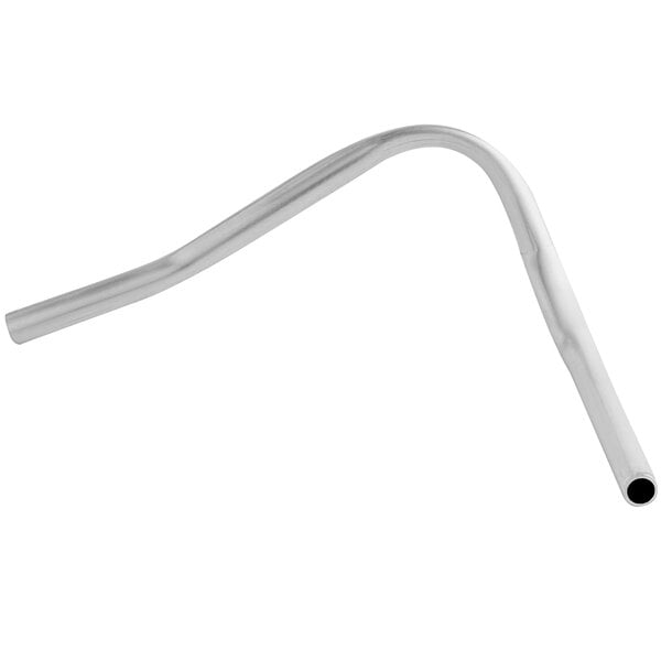A curved metal tube.