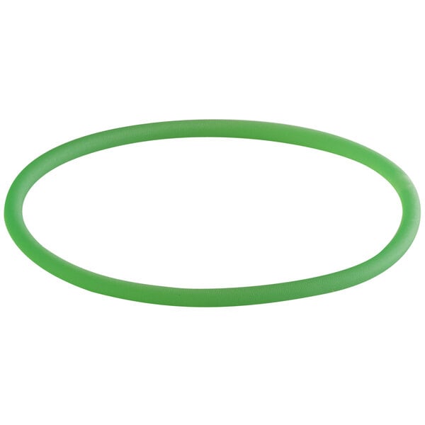 A green rubber Estella belt.