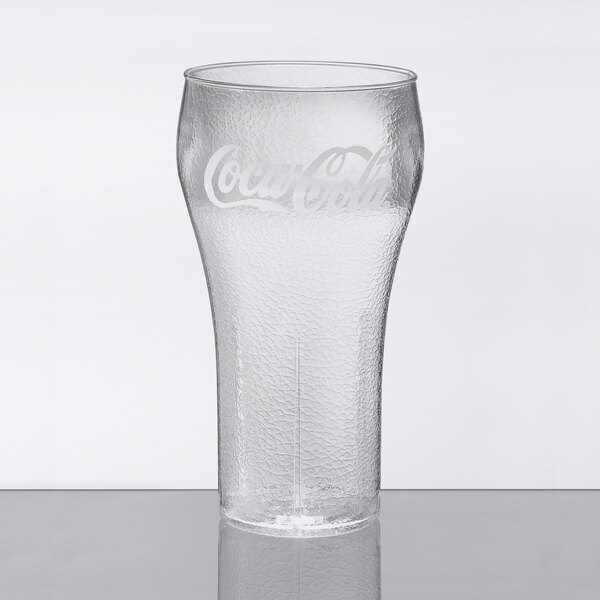 Coke Glass Clear Pebble Dimple Perfect condition 16 Oz Details about   Coca Cola 