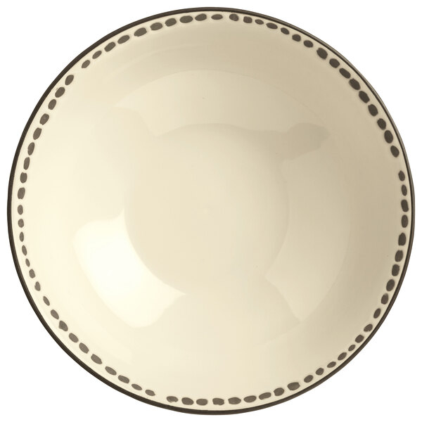 Libbey DULCET3C Dulcet 14 oz. Cream Stoneware Soup Bowl 12/Case