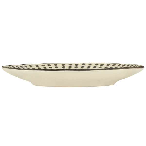 Libbey DULCET2C Dulcet 8 5/8" Cream Stoneware Salad Plate 12/Case