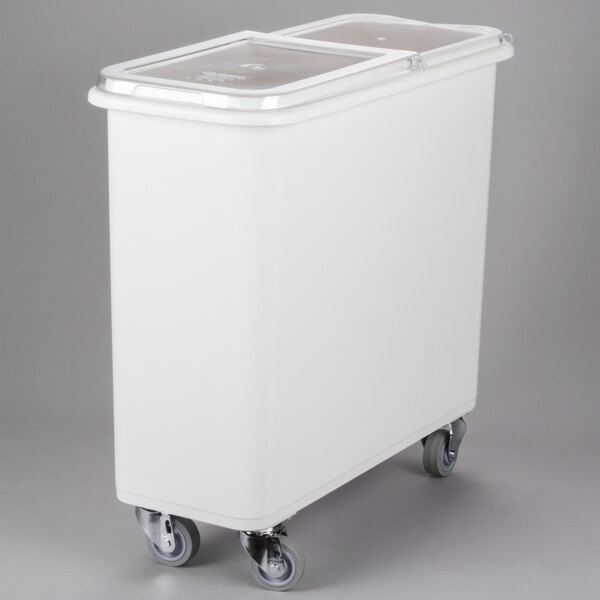 Cambro IBSF27148 26.7 Gallon / 425 Cup White Flat Top Mobile 