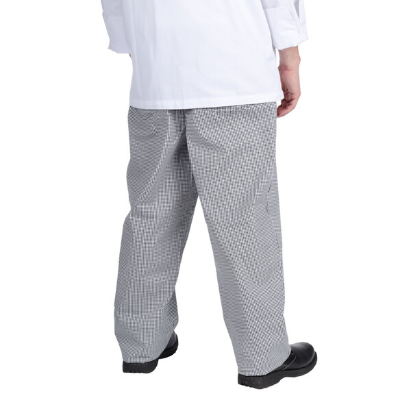 Chef Revival Men's Houndstooth Baggy Cook Pants