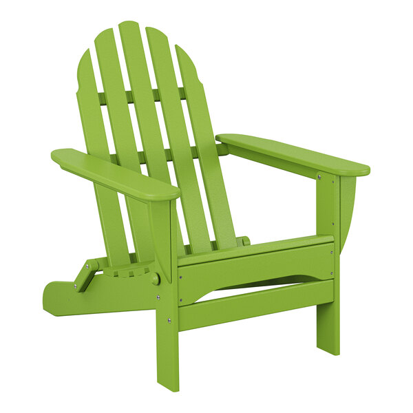 POLYWOOD AD5030LI Lime Classic Folding Adirondack Chair