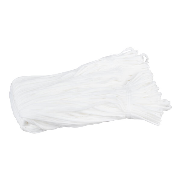 Carlisle 36932000 White Medium Knitted Cotton Rough Surface Looped End ...