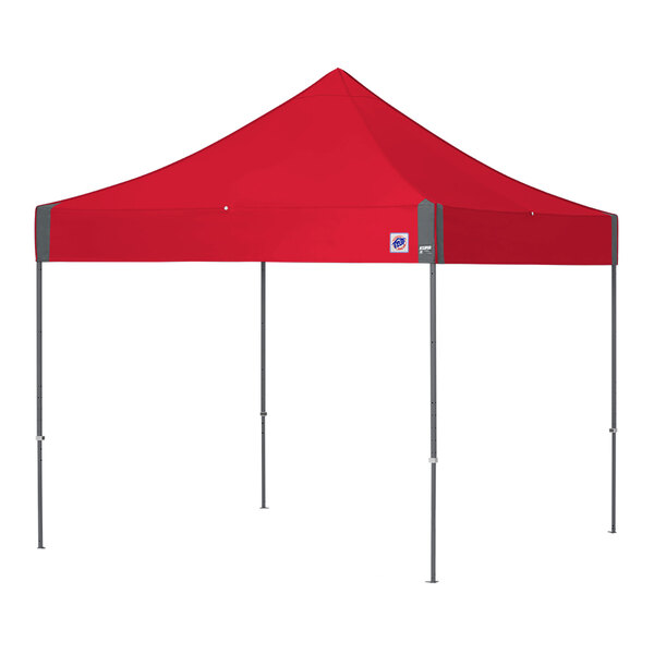 E-Z Up EC3STL10KFSGTPN Eclipse Instant Shelter 10' x 10' Punch Canopy with Steel Gray Frame