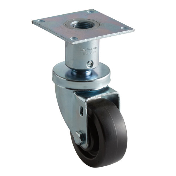 Pitco and Anets Equivalent 3" Swivel Adjustable Height Plate Caster for Fryers