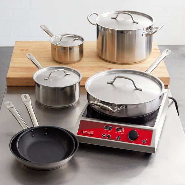 Vigor SS1 Series 10-Piece Induction Ready Stainless Steel Cookware