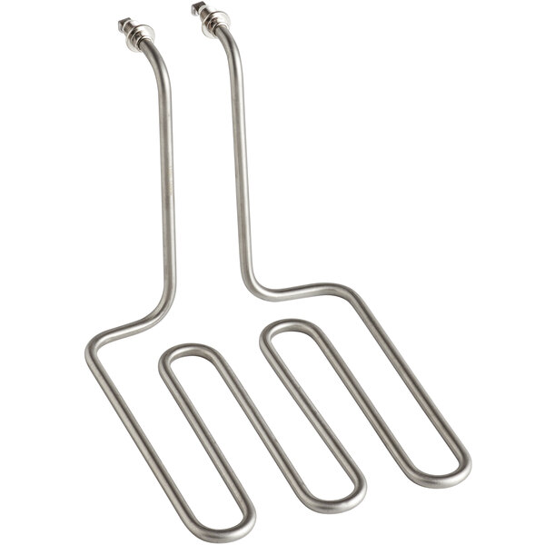 A Galaxy metal heating element with handles.