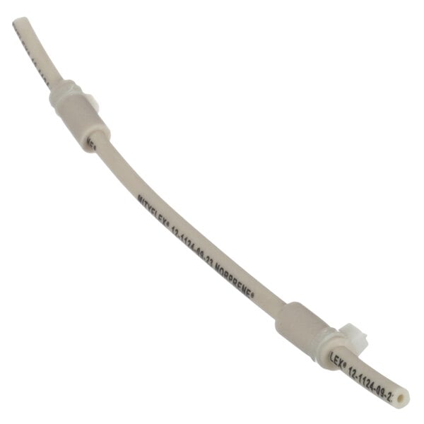 A white Noble Warewashing tube with two wires attached and black text.