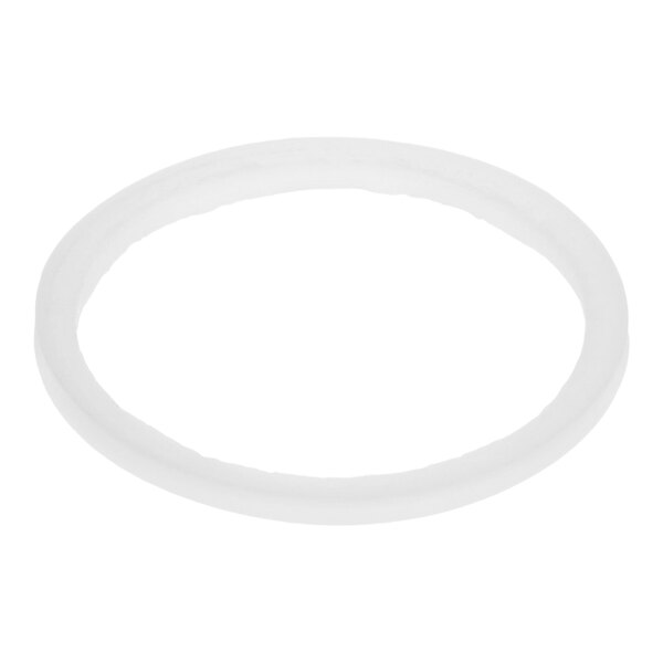 A white circular washer for a rinse arm, used in warewashing equipment.