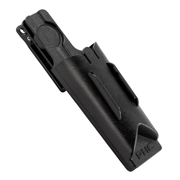A black holster with a clip for a Pacific Handy Cutter.