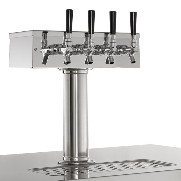 Avantco UDD60HC (2) Four Tap Shallow Depth Kegerator Beer Dispenser