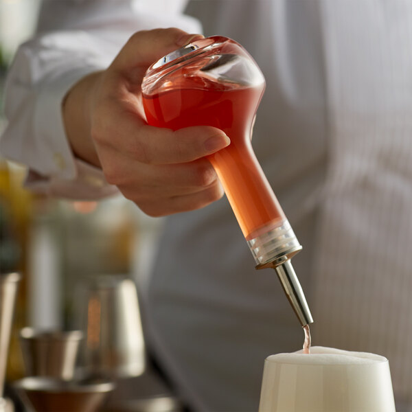 Acopa 4 oz. Clear Glass Bitters Bottle with Dasher Spout