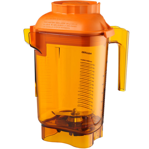 Vitamix 58986 Advance 32 oz. Orange Deluxe Tritan™ Copolyester Blender
