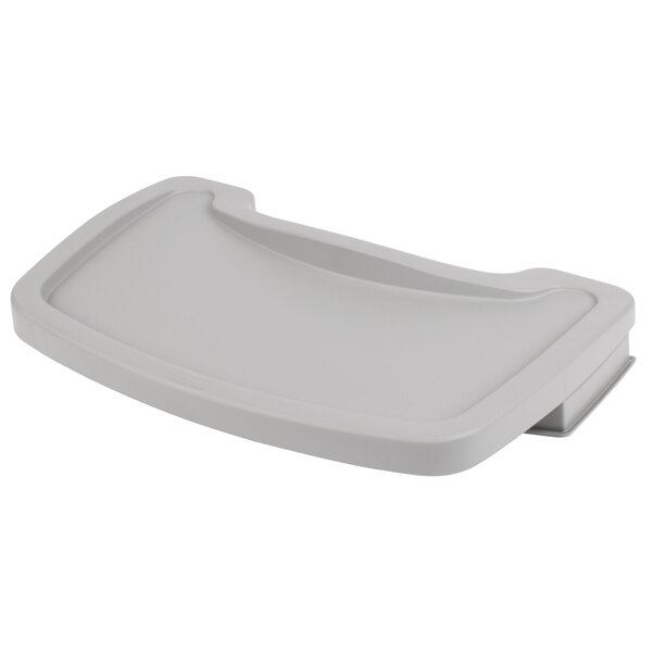 Rubbermaid FG781588PLAT Platinum Restaurant High Chair Tray