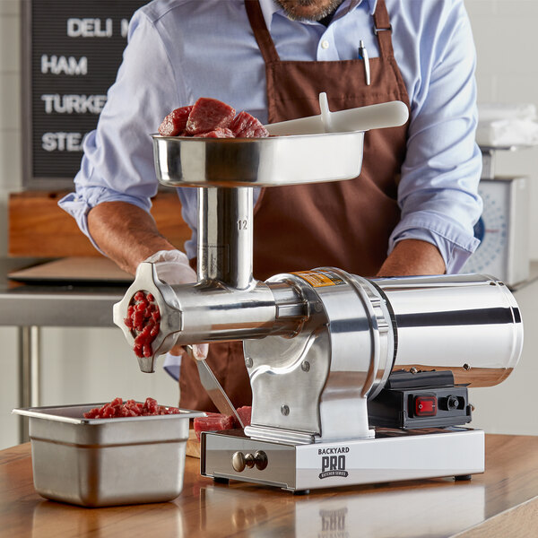 Backyard Pro #12 Electric Meat Grinder - WebstaurantStore