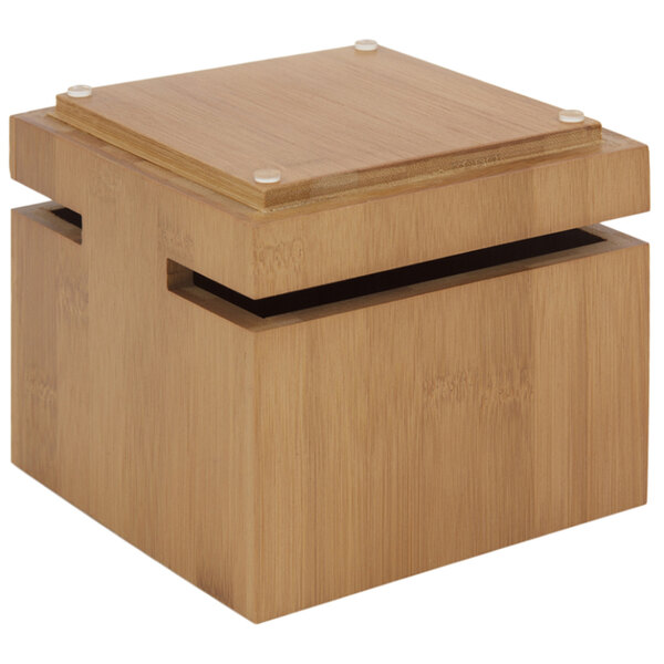 Bon Chef 9730 Short Bamboo Riser Display - 6
