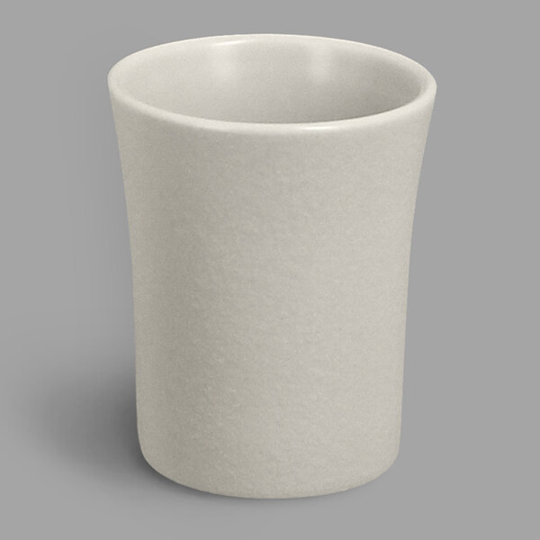 A white RAK Porcelain cup on a white background.