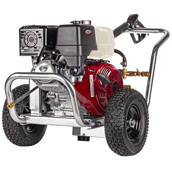 Simpson 60828 Aluminum Water Blaster 49-State Compliant Pressure Washer with Honda Engine and 50' Hose - 4200 PSI; 4.0 GPM