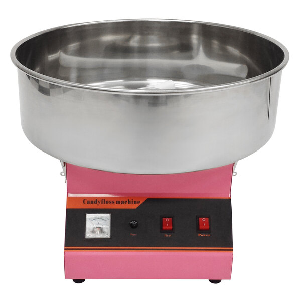 Benchmark USA 81011A Zephyr Cotton Candy Machine with 21" Stainless Steel Bowl - 120V, 900W