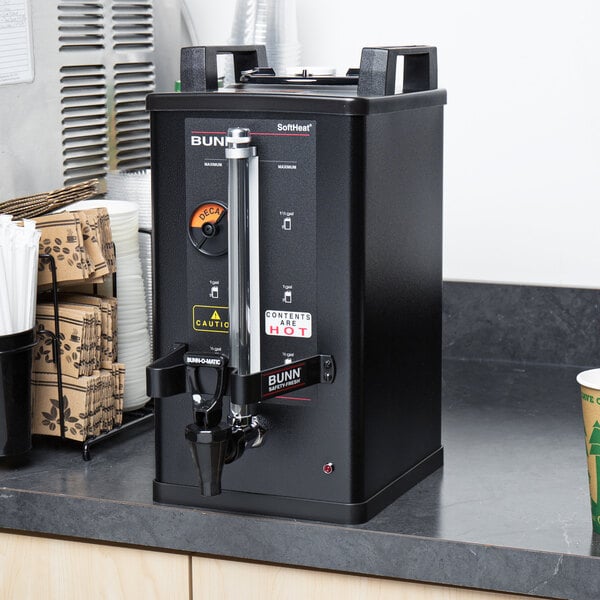 Bunn 27850.0022 Soft Heat 1.5 Gallon Black Coffee Server with 120 Minute Setting