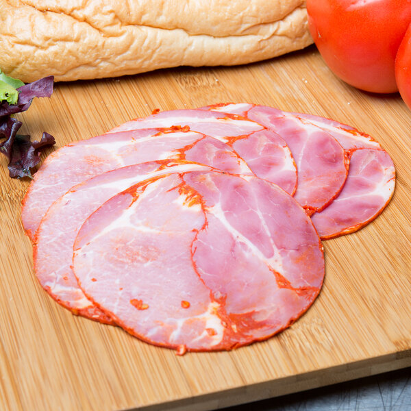 Citterio Cooked Hot Capocollo 5.5 lb. Stick 2/Case