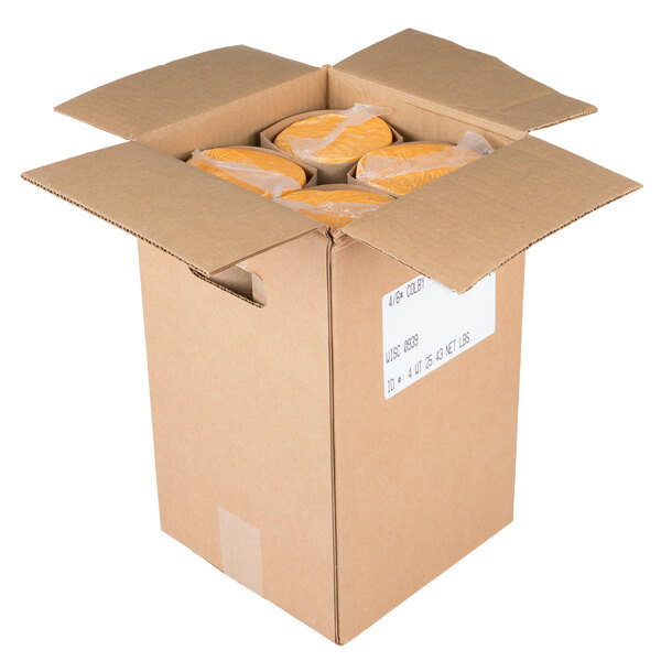 6 lb. Yellow Colby Longhorn Cheese 4/Case