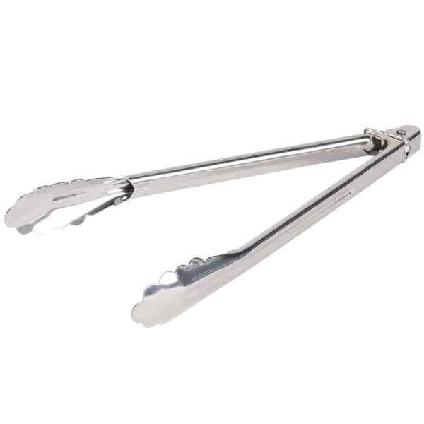 Stainless-Steel Tong with Plastic Tip 12 in.