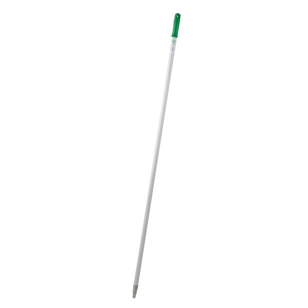 A white and green Unger ProAluminum floor squeegee handle.