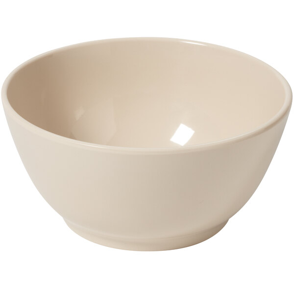 A Manila melamine side bowl with a white background.
