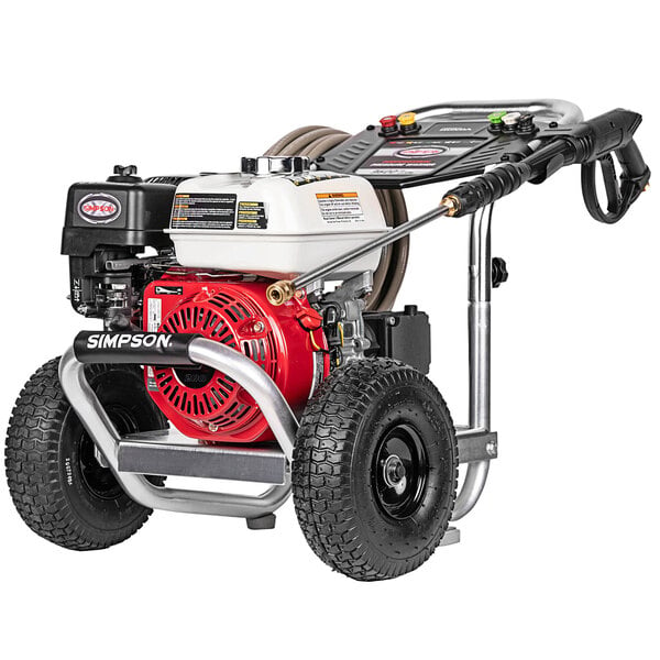 Simpson 60689 Aluminum Series Pressure Washer with Honda Engine and 35' Hose - 3600 PSI; 2.5 GPM