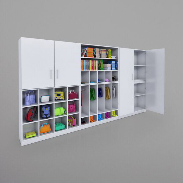 Whitney Brothers WB0658 50" x 15" x 38 1/2" Whitney White Melamine