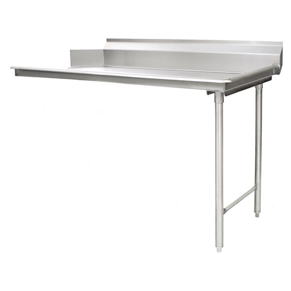 Eagle Group CDTR-60-14/3 Spec-Master 60" Right Side 14 Gauge 304 Series Stainless Steel Clean Dish Table