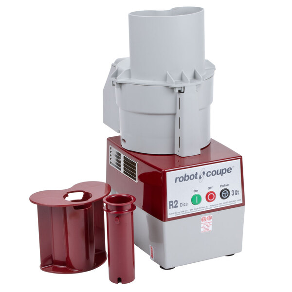 Robot Coupe R2 Dice Food Processor w/ 3 Qt. Bowl 2 hp