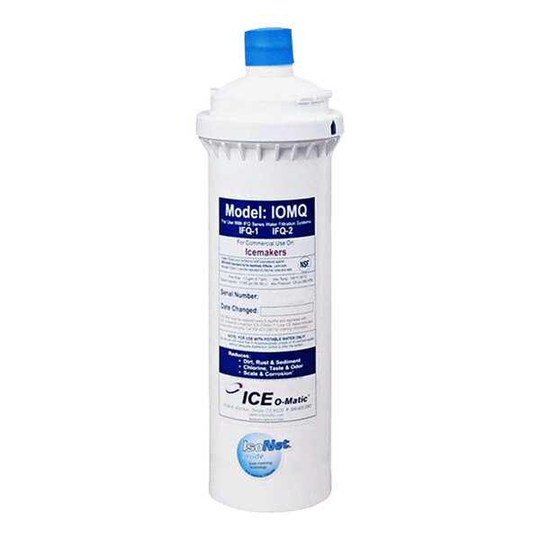 IceOMatic IOMQXL Single Ice Machine Water Filter Cartridge for IFQ1