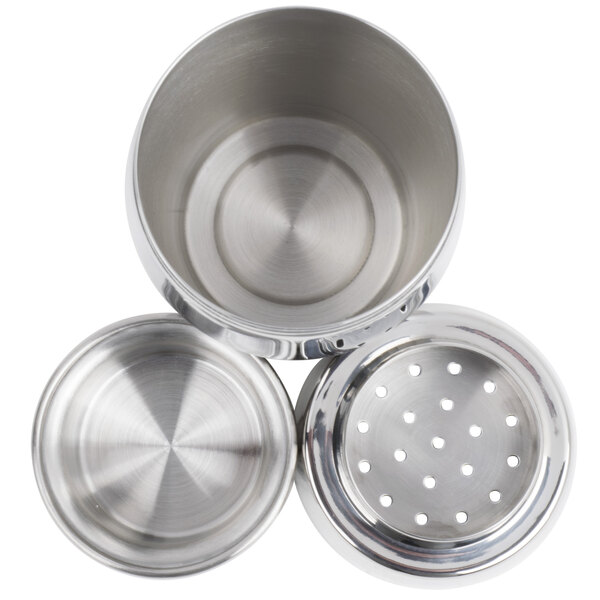 Vollrath 47622 22 oz. Stainless Steel 3Piece Cobbler Cocktail Shaker