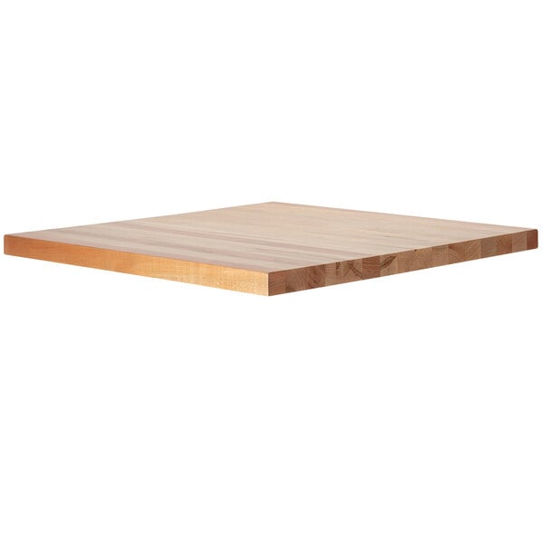 A Bon Chef butcher block table top with a wooden surface.