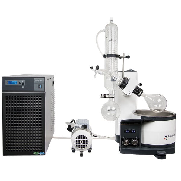 A Breville Hei-Vap rotary vacuum evaporator for laboratory use.