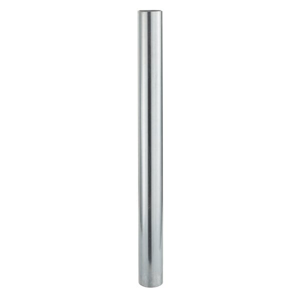 A galvanized steel Regency leg kit pole on a white background.