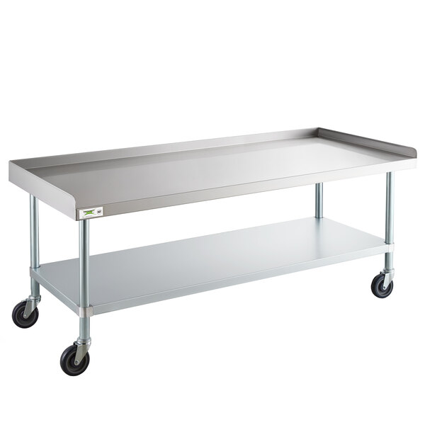 Regency 30" x 72" 16Gauge 304 Stainless Steel Equipment Stand with