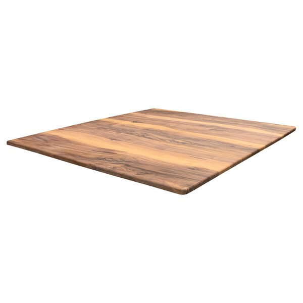 Holland Bar Stool ODS32SOW EnduroTop 32" Square Olive Wood Indoor