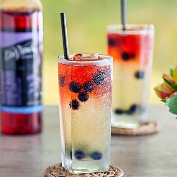 DaVinci Gourmet Sugar Free Huckleberry Flavoring / Fruit Syrup 750 mL