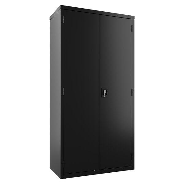 Hirsh Industries 22632 Black Wardrobe Cabinet - 36" x 18" x 72"