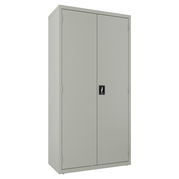 Hirsh Industries 22633 Light Gray Wardrobe Cabinet - 36" x 18" x 72"