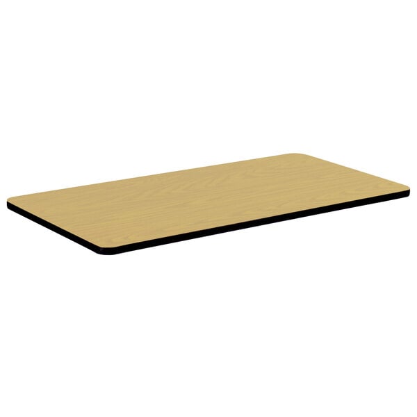 Correll 30″ x 48″ Fusion Maple Finish Rectangular High Pressure Bar & Cafe Table Top