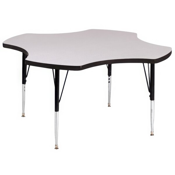 Correll 48″ Clover Gray Granite Finish 19″ – 29″ Adjustable Height High-Pressure Top Activity Table