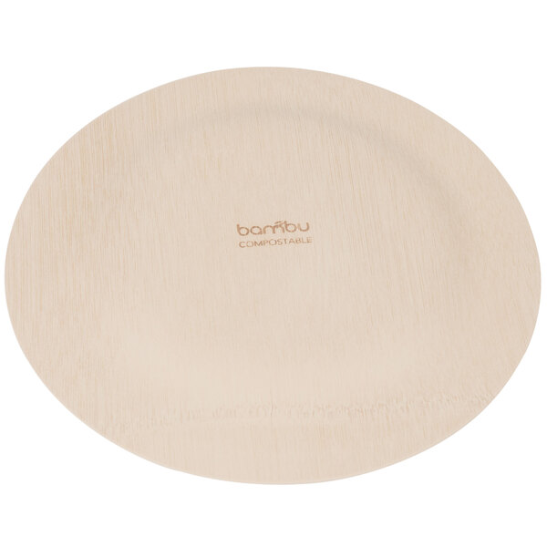 Disposable Bamboo Plates 9", EcoFriendly