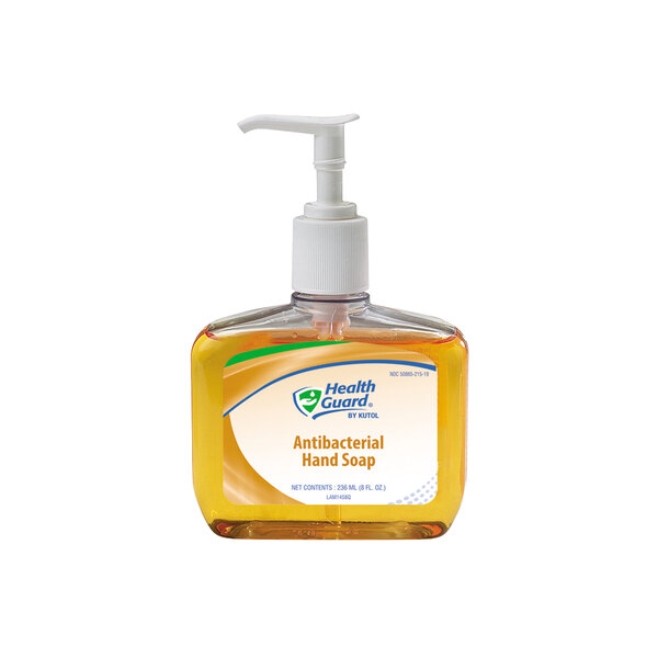 Kutol 5019 Health Guard 8 oz. Antibacterial Lotion Hand Soap Pump