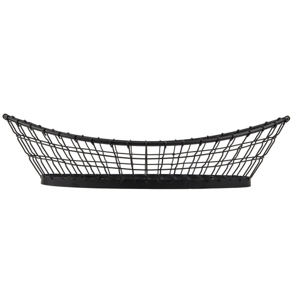 Tablecraft GMT2412 Grand Master Transformer Oblong Black Metal Basket